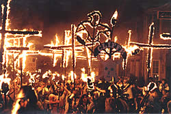  Cliffe Bonfire Society's Vikings 1992   Photo: Pete Varnham  