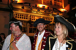 Southover Bonfire Society outside their HQ