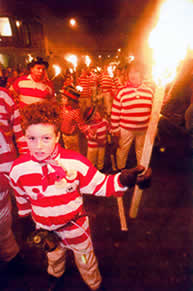  Waterloo Bonfire Society's smugglers - of all ages 
  © Sussex Express  